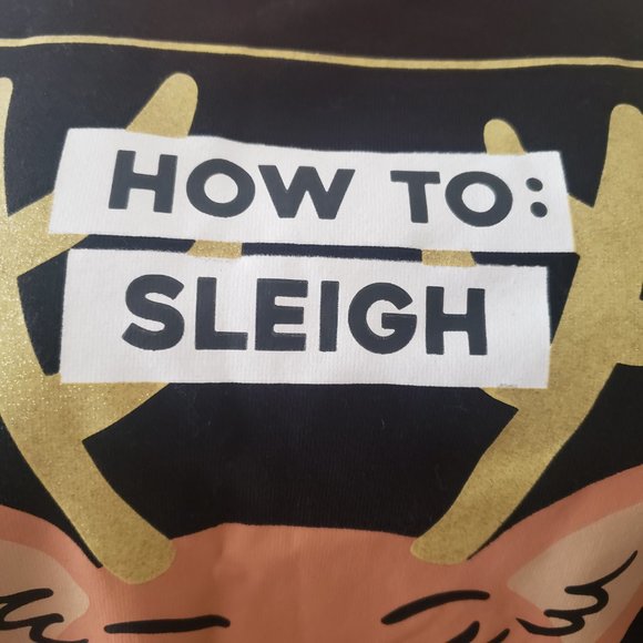 Ugly Christmas Sweater Reindeer Women's Size Small - Picture 6 of 7